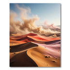 Desert Dunes Sunset Swirls Rug