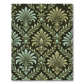 Antique Dark Green Acanthus Scroll Rug