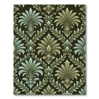 Antique Dark Green Acanthus Scroll Rug