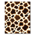 Brown Speckled Organic Shapes Rug