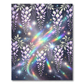 Ethereal Wisteria Galaxy Floral Nebula Rug