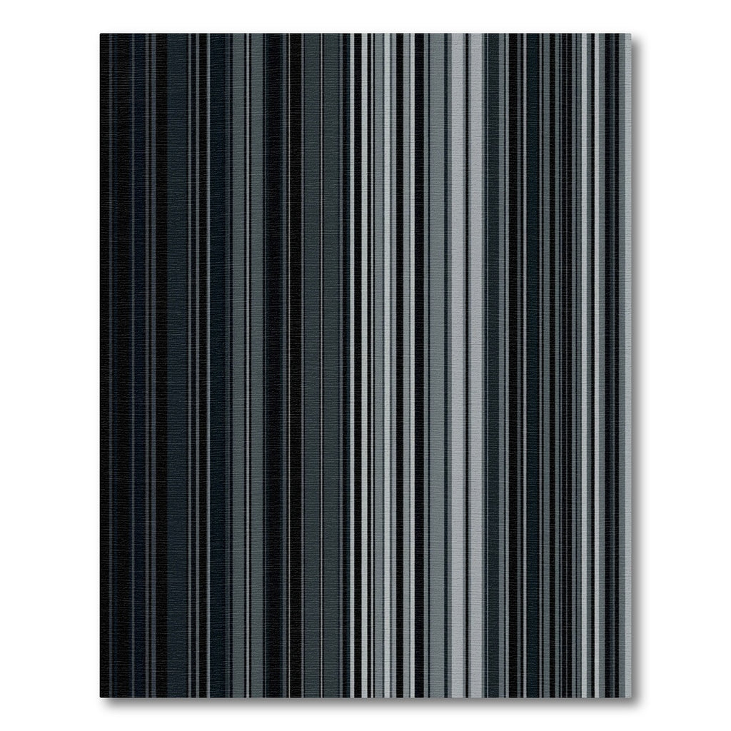 Monochrome Vertical Stripe Gradient Rug