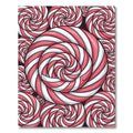 Pink White Swirl Candy Lollipop Rug