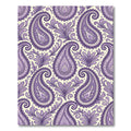 Lavender Paisley With Subtle Swirls Ornament Rug