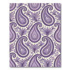 Lavender Paisley With Subtle Swirls Ornament Rug