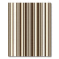 Rich Chocolate Cream Striped Classic Rug