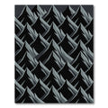 Monochromatic Jagged Peak Rows Rug