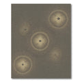 Golden Orbiting Circles Dot Rug