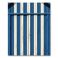 Coastal Blue White Wood Plank Rug