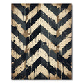 Distressed Monochrome Chevron Geometric Rug