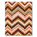 Earthy Boho Chevron Layers Rug
