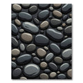Smooth River Stone Texture Rug