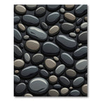Smooth River Stone Texture Rug