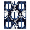 Classic Navy Anchor Chain Nautical Art Rug