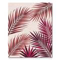Crimson Plum Leafy Arrangement Rug