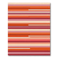 Warm Tones Horizontal Stripe Rug