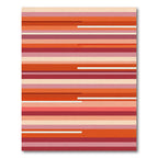 Warm Tones Horizontal Stripe Rug