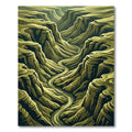 Earthy Canyon River Landscape Rug