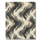 Earthy Tones Abstract Brush Strokes Rug