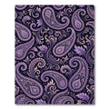 Regal Purple Paisley Flourish Rug
