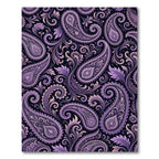 Regal Purple Paisley Flourish Rug