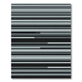 Monochromatic Glitch Stripe Arrangement Rug