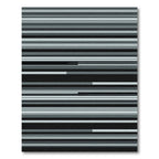 Monochromatic Glitch Stripe Arrangement Rug