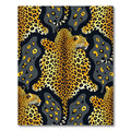 Exotic Golden Leopard Skin Rug