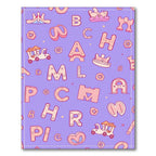 Pastel Alphabet Crown Carnival Rug