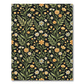 Yellow White Floral Vine Garden Rug