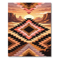 Desert Sunset Southwestern Geometric Rug