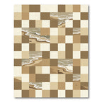 Sandy Beach Wave Tile Rug