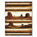 Desert Mesa Earth Tone Striped Rug