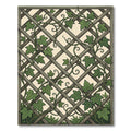 Trellis Ivy Leaf Verdant Botanical Rug