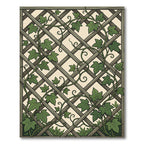 Trellis Ivy Leaf Verdant Botanical Rug