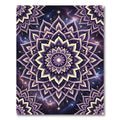 Cosmic Purple Star Mandala Rug
