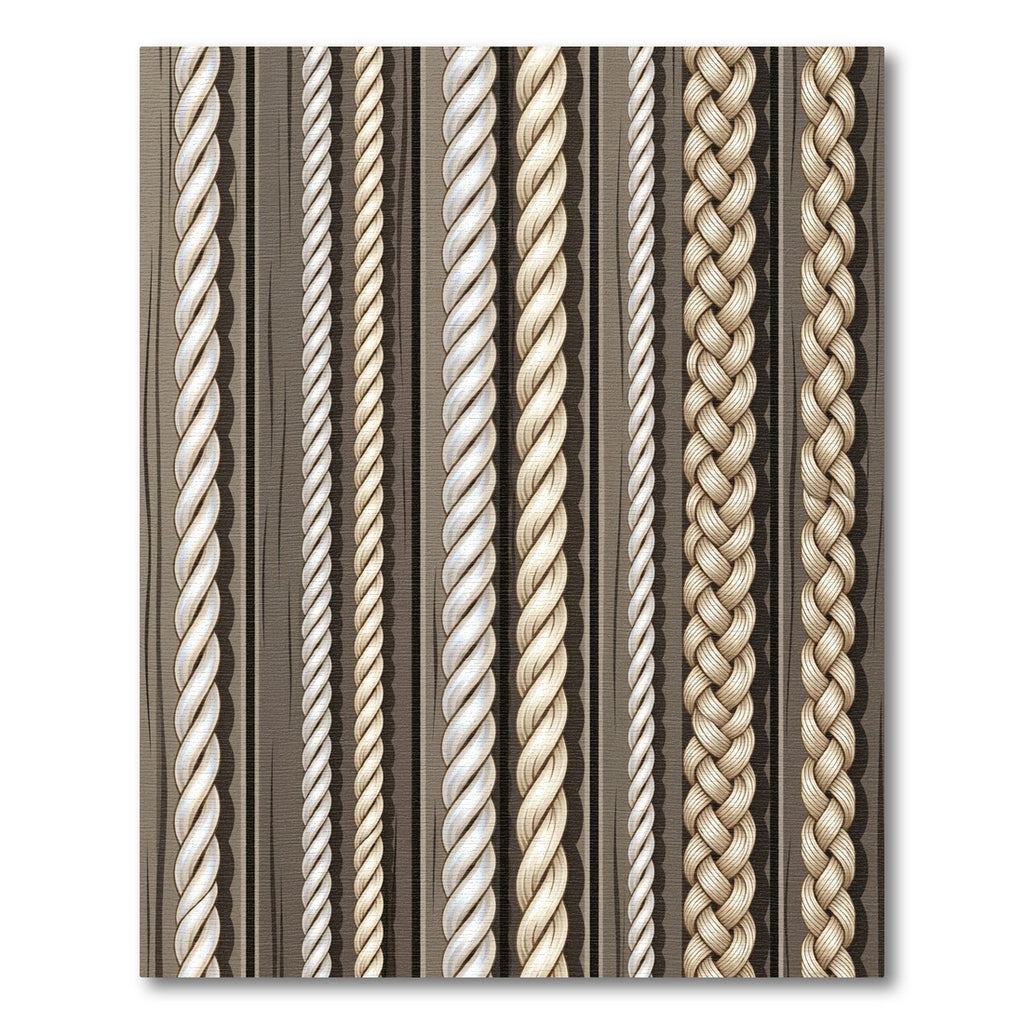 Natural Woven Rope Border Rug