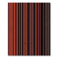 Warm Tones Abstract Railway Stripes Rug