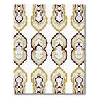 Gilded Ochre Noble Arch Array Rug