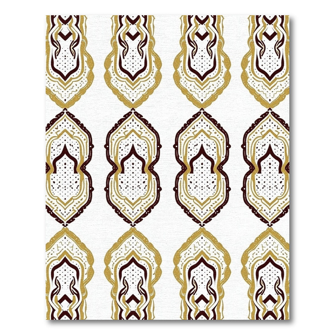 Gilded Ochre Noble Arch Array Rug