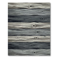 Rustic Gray Weathered Wood Grain Plank Rug