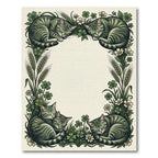 Sleeping Tabby Cat Clover Meadow Rug