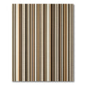 Earthy Rustic Tone Vertical Stripe Rug