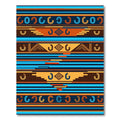 Bold Indigo Tribal Stripe Rug