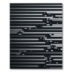 Gray Linear Abstract Composition Rug