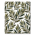 Earth Tones Olive Branch Botanical Rug