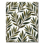 Earth Tones Olive Branch Botanical Rug