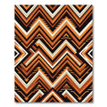 Bold Ochre Chevron Geometric Zigzag Rug