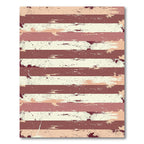 Shabby Chic Striped Splatter Rug