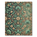 Elegant Sage and Gold Floral Scroll Rug